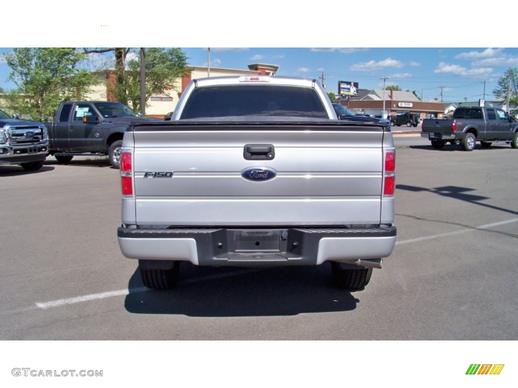 2010 F150 STX SuperCab 4x4 - Ingot Silver Metallic / Medium Stone photo #6