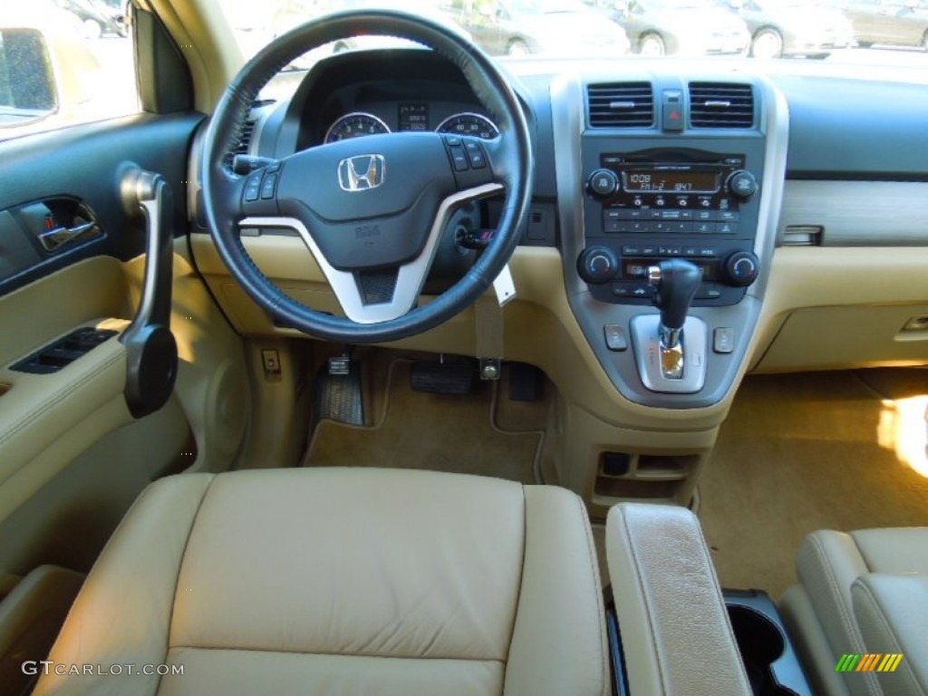 2008 CR-V EX-L - Borrego Beige Metallic / Ivory photo #17