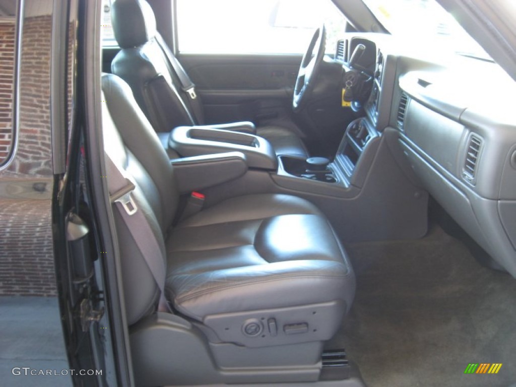 2003 Silverado 1500 SS Extended Cab AWD - Black / Dark Charcoal photo #22