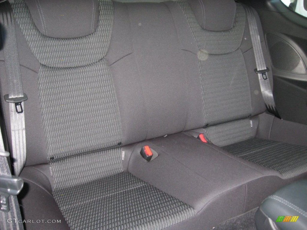 Black Cloth Interior 2013 Hyundai Genesis Coupe 2.0T Photo #65071865