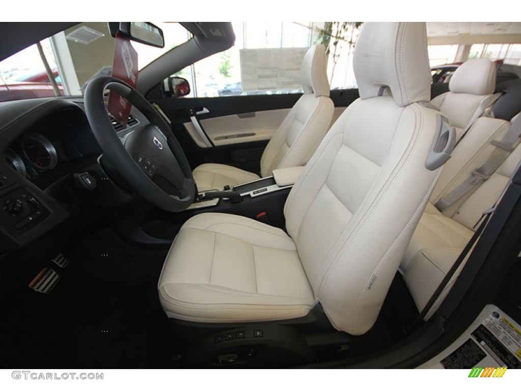 Calcite/Off Black Interior 2012 Volvo C70 T5 Photo #65072342