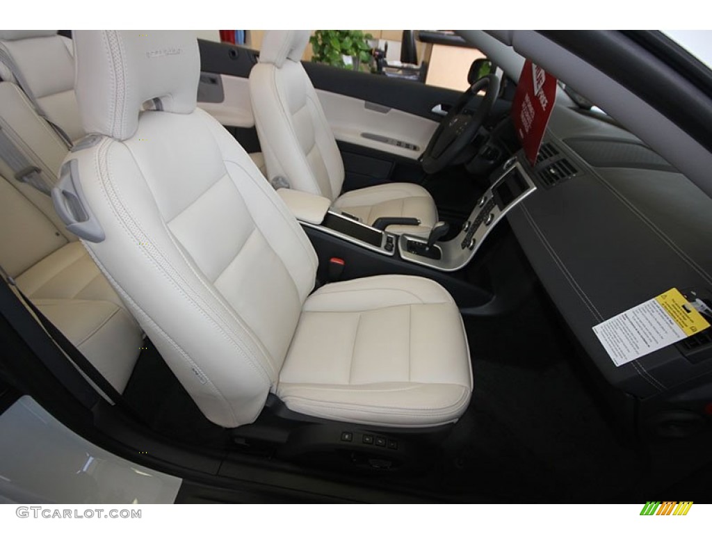 Calcite/Off Black Interior 2012 Volvo C70 T5 Photo #65072453