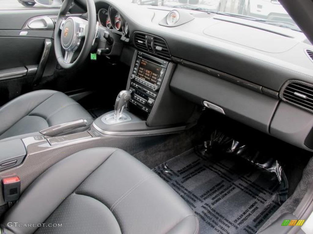 2011 911 Turbo S Coupe - GT Silver Metallic / Black photo #5