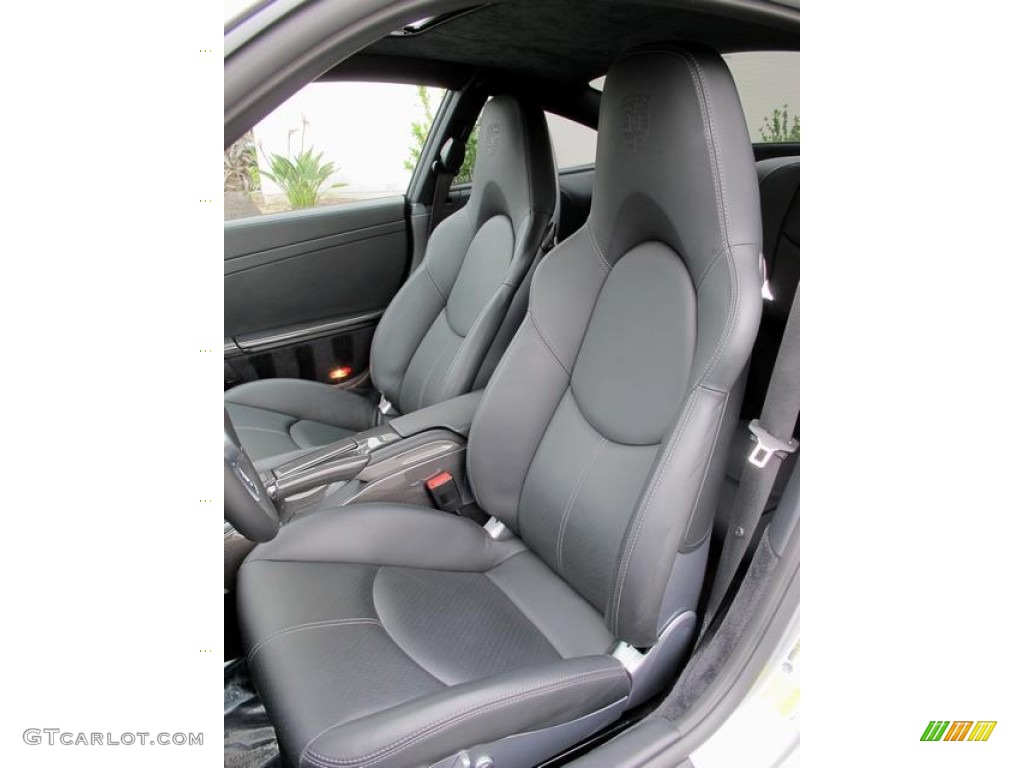 Black Interior 2011 Porsche 911 Turbo S Coupe Photo #65073052