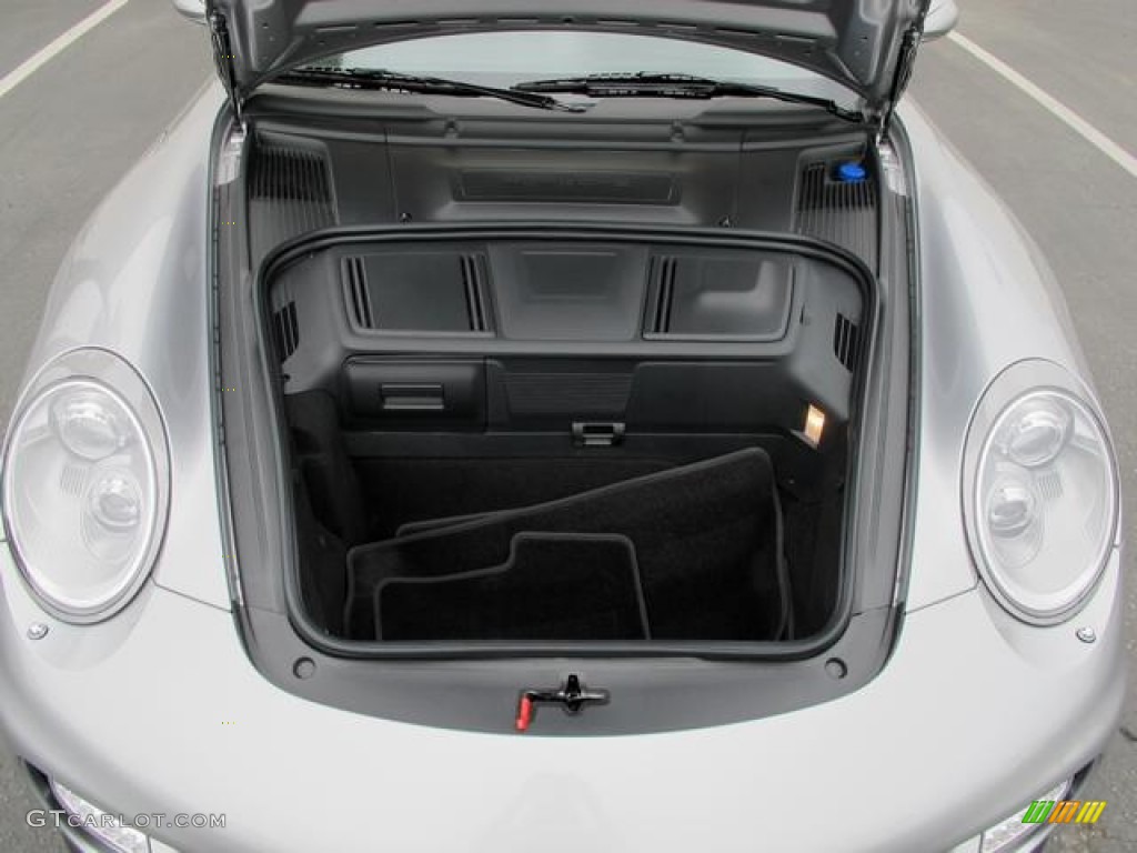 2011 911 Turbo S Coupe - GT Silver Metallic / Black photo #15