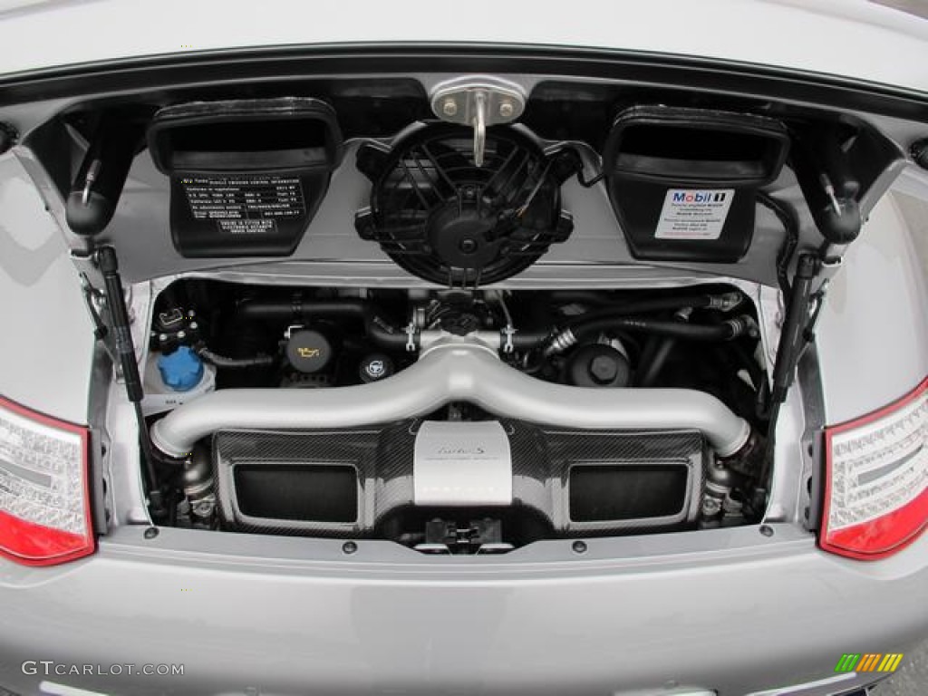 2011 911 Turbo S Coupe - GT Silver Metallic / Black photo #16