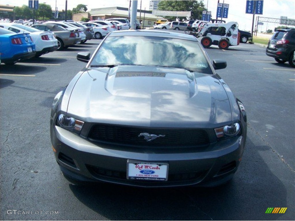 2011 Mustang V6 Premium Coupe - Sterling Gray Metallic / Charcoal Black photo #16