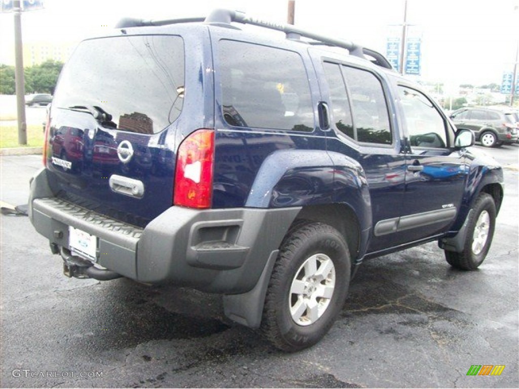 2007 Xterra Off Road 4x4 - Midnight Blue Metallic / Steel/Graphite photo #3