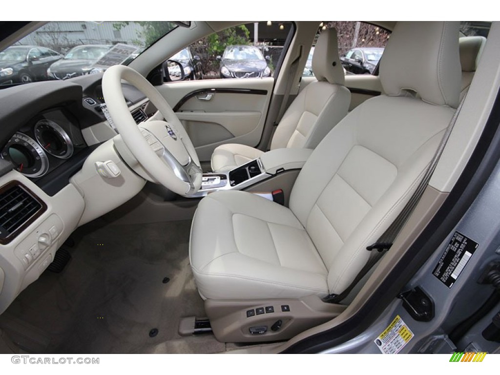 2012 S80 3.2 - Electric Silver Metallic / Sandstone Beige photo #5