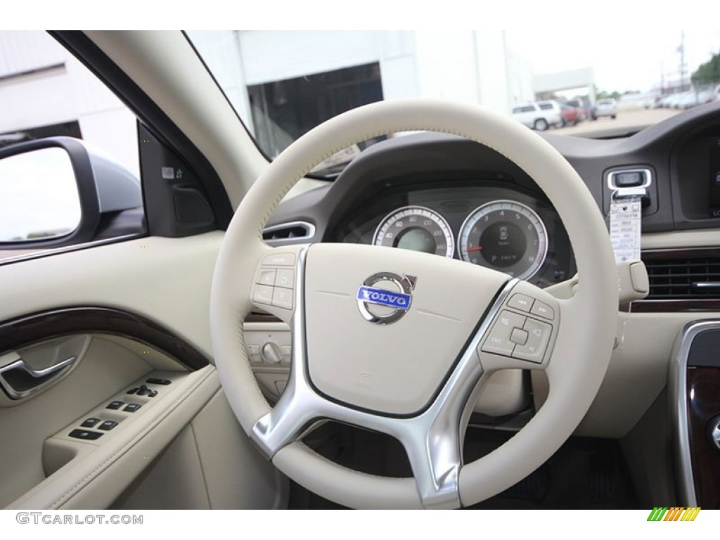 2012 S80 3.2 - Electric Silver Metallic / Sandstone Beige photo #12