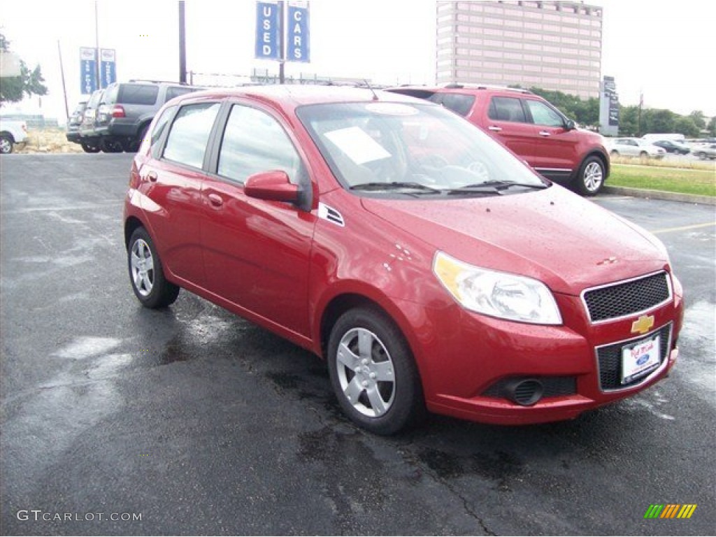 Sport Red Chevrolet Aveo