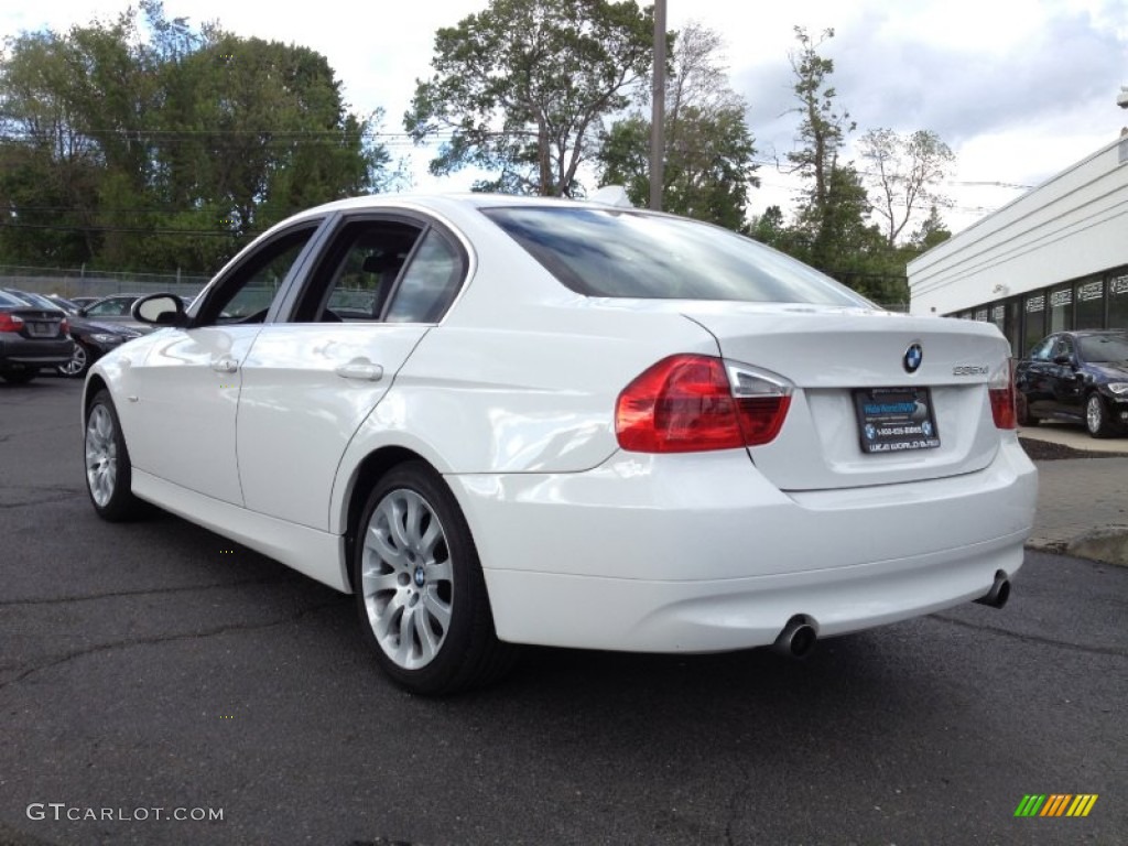 2007 3 Series 335xi Sedan - Alpine White / Black photo #5