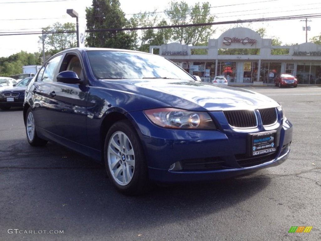 2006 3 Series 325xi Sedan - Mystic Blue Metallic / Beige photo #3