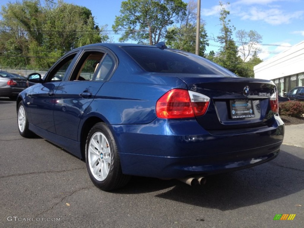 2006 3 Series 325xi Sedan - Mystic Blue Metallic / Beige photo #6