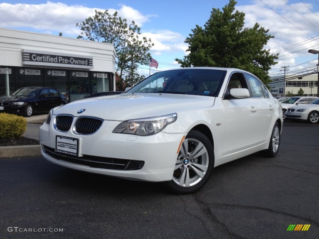 Alpine White BMW 5 Series