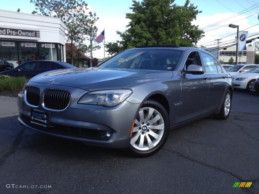 2011 7 Series 750Li xDrive Sedan - Space Gray Metallic / Black photo #1