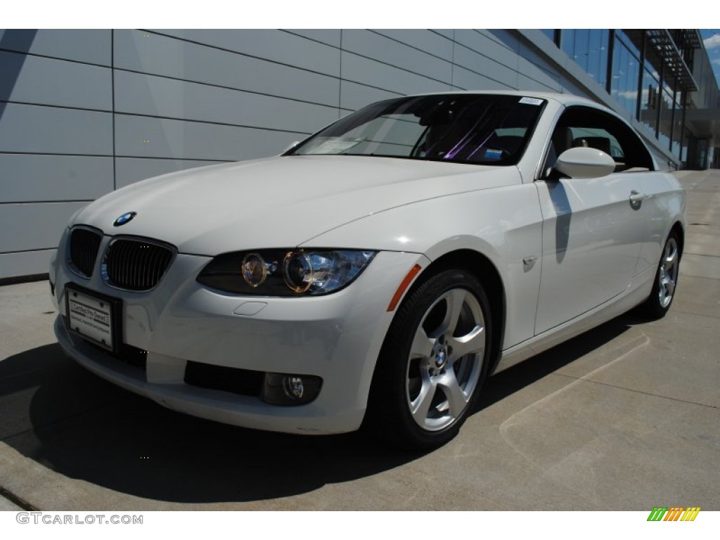 2009 3 Series 328i Convertible - Alpine White / Cream Beige Dakota Leather photo #1