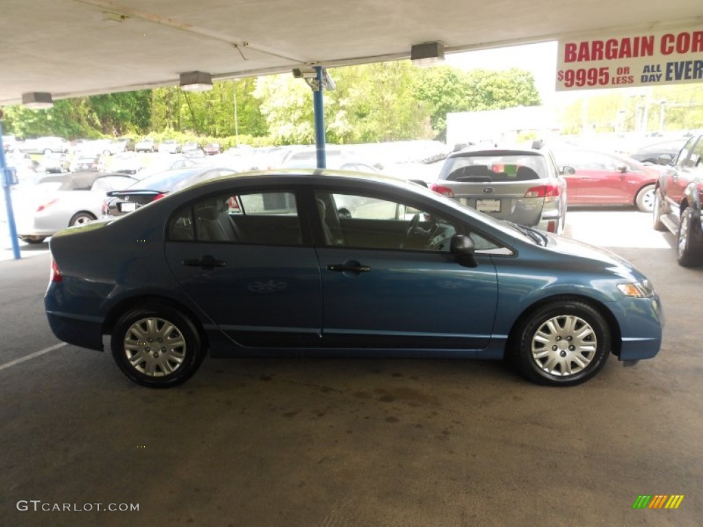 2009 Civic DX-VP Sedan - Atomic Blue Metallic / Gray photo #28