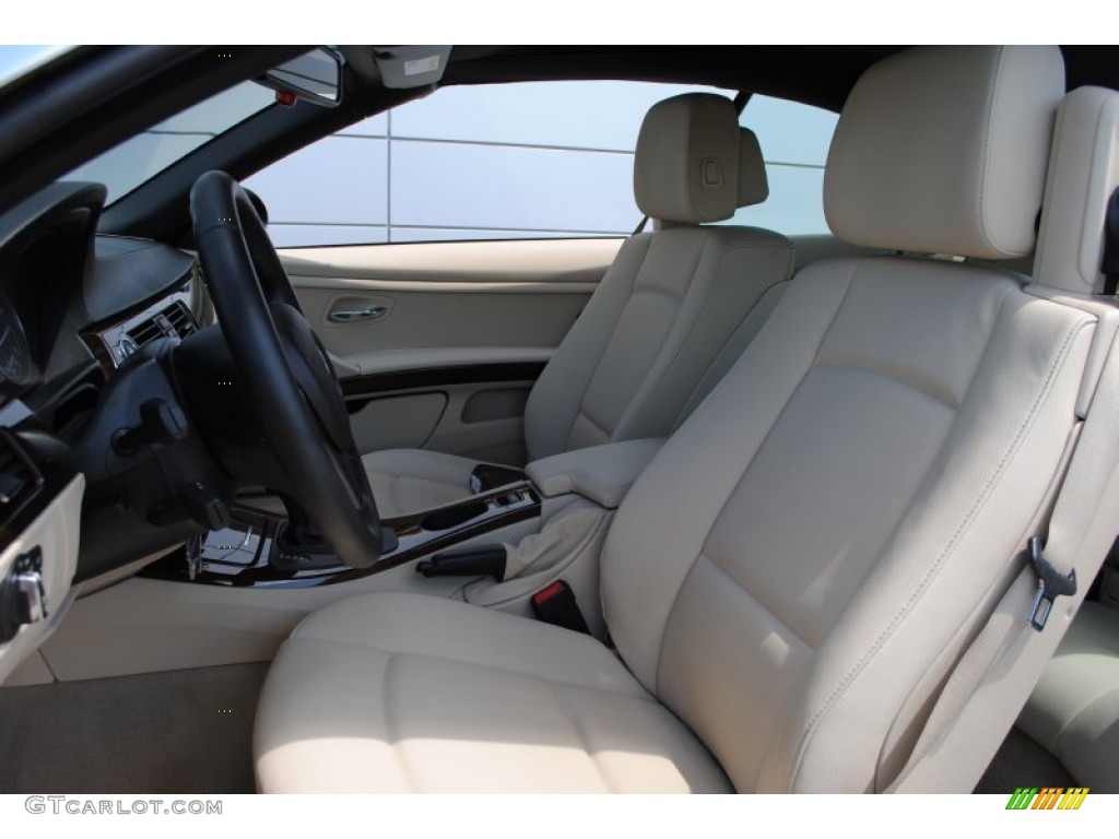 2009 3 Series 328i Convertible - Jet Black / Cream Beige Dakota Leather photo #12