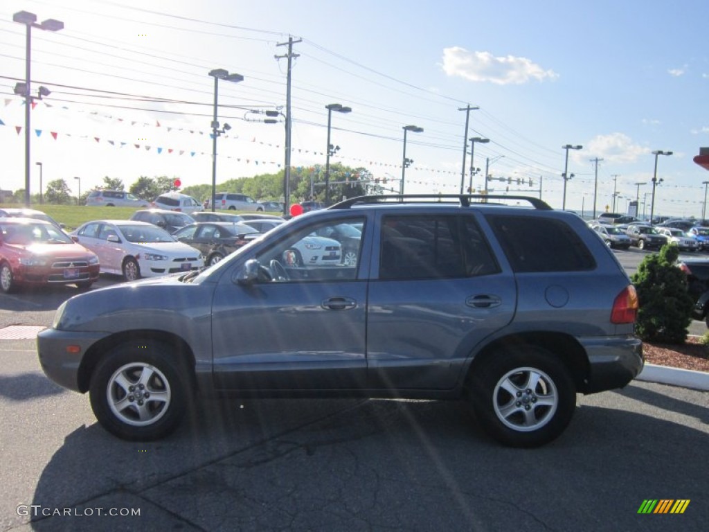 2003 Santa Fe GLS 4WD - Arctic Blue / Gray photo #2