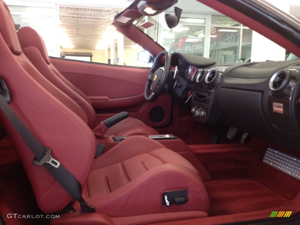 Rosso (Red) Interior 2006 Ferrari F430 Spider F1 Photo #65079032