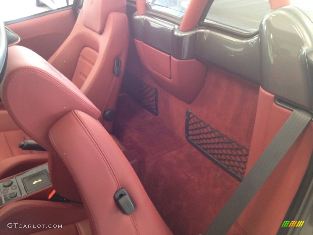 2006 F430 Spider F1 - Grigio Silverstone (Dark Grey Metallic) / Rosso (Red) photo #18