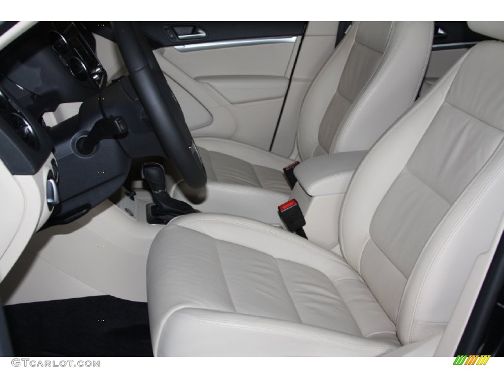 2012 Tiguan SEL - Deep Black Metallic / Beige photo #10