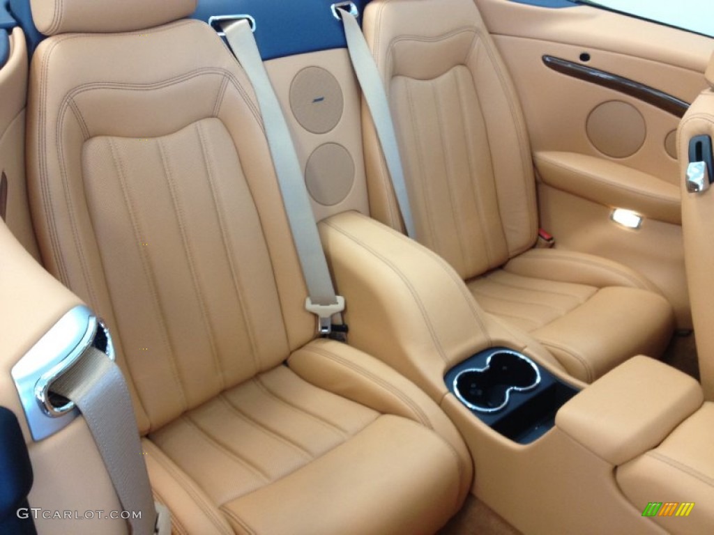 Pearl Beige Interior 2012 Maserati GranTurismo Convertible GranCabrio Photo #65079278