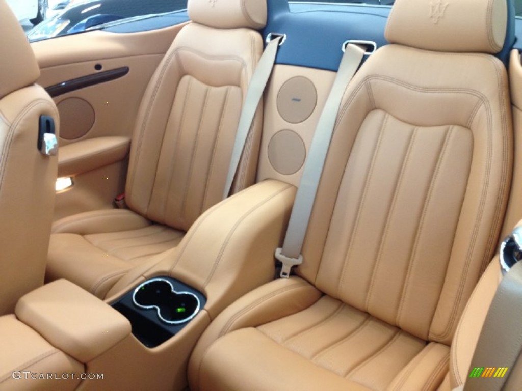 Pearl Beige Interior 2012 Maserati GranTurismo Convertible GranCabrio Photo #65079308
