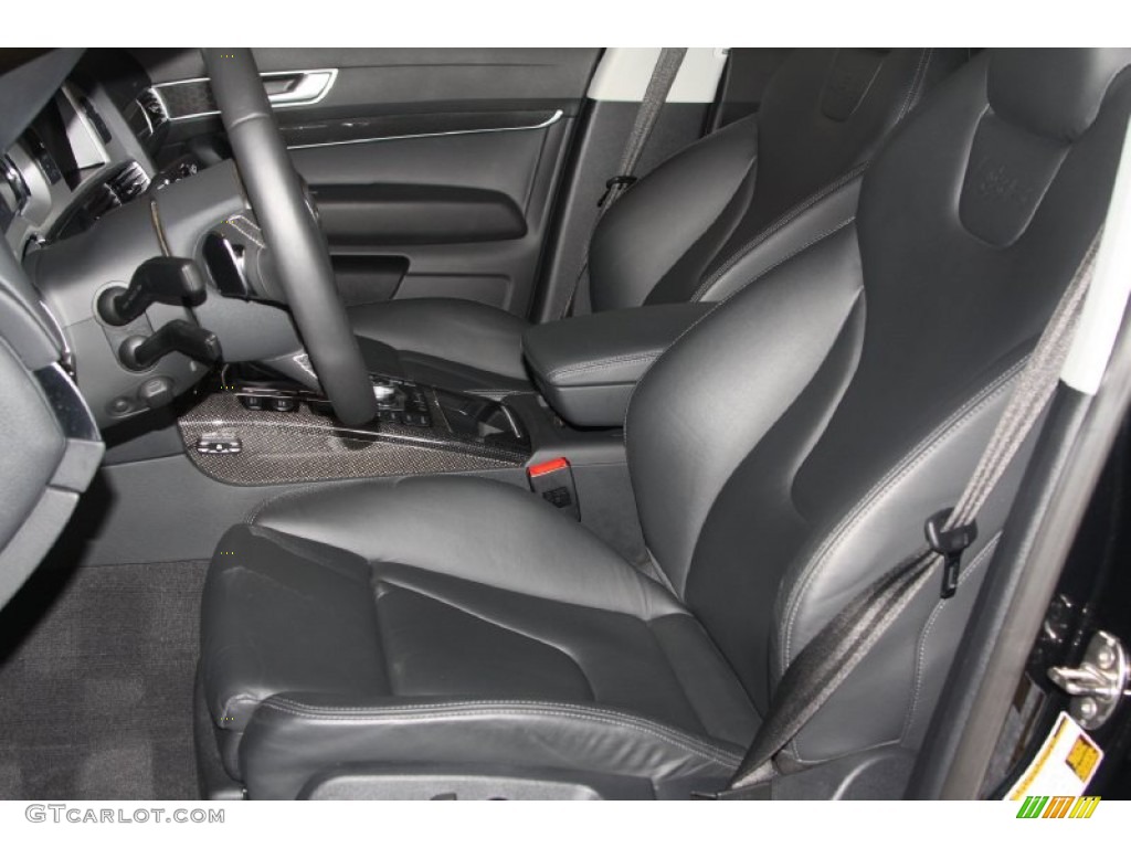 Black Interior 2011 Audi S6 5.2 FSI quattro Sedan Photo #65080949