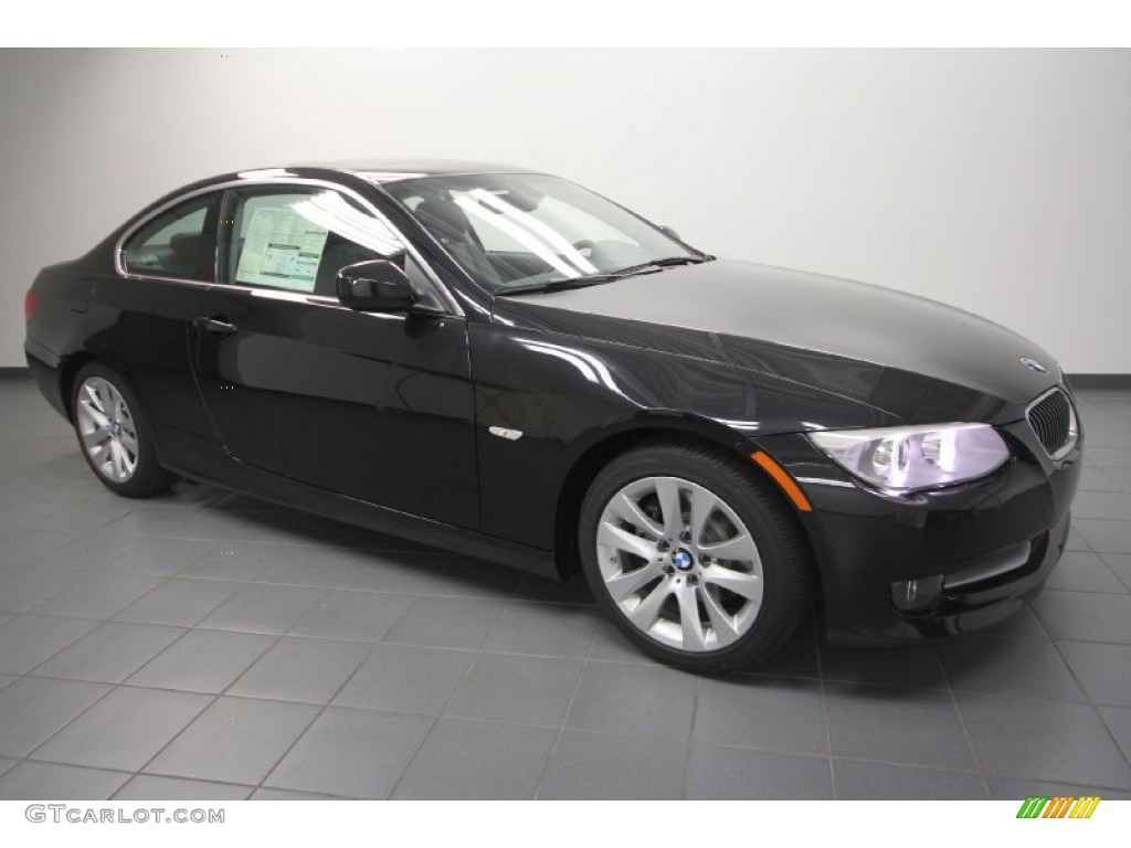 2012 3 Series 328i Coupe - Black Sapphire Metallic / Black photo #1