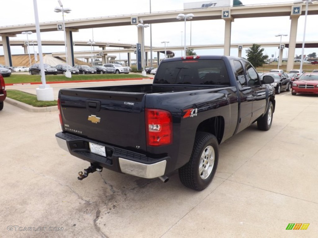 2008 Silverado 1500 LT Extended Cab 4x4 - Dark Blue Metallic / Ebony photo #5