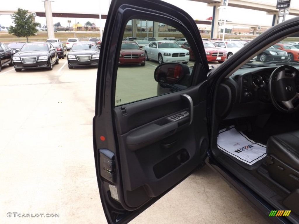 2008 Silverado 1500 LT Extended Cab 4x4 - Dark Blue Metallic / Ebony photo #16