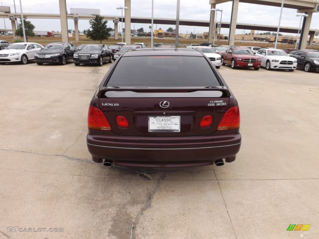 2002 GS 300 - Black Cherry Pearl / Ivory photo #4