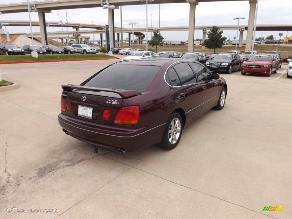 2002 GS 300 - Black Cherry Pearl / Ivory photo #5