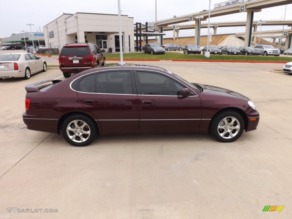 2002 GS 300 - Black Cherry Pearl / Ivory photo #6