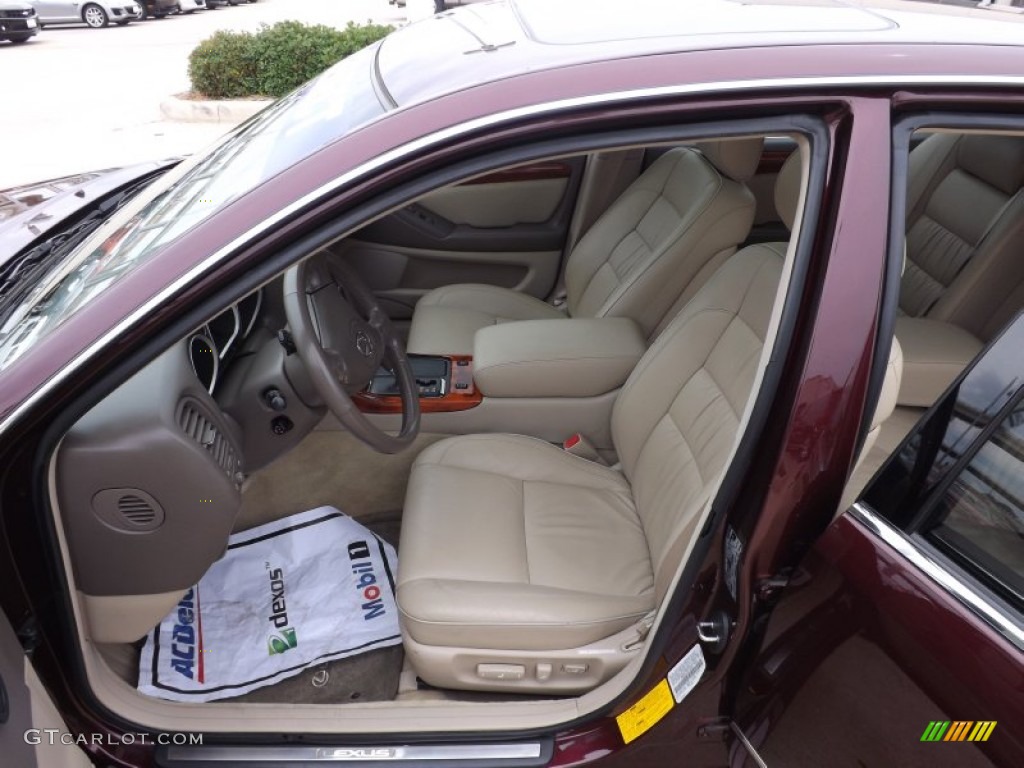 2002 GS 300 - Black Cherry Pearl / Ivory photo #13