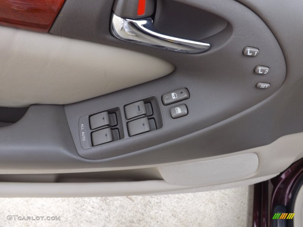 2002 GS 300 - Black Cherry Pearl / Ivory photo #17