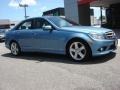 Quartz Blue Metallic 2010 Mercedes-Benz C 300 Sport Exterior