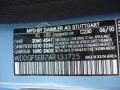 230: Quartz Blue Metallic 2010 Mercedes-Benz C 300 Sport Color Code