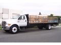 2005 Oxford White Ford F650 Super Duty XL Regular Cab Stake Truck  photo #2