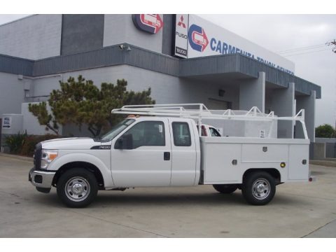 2012 Ford F350 Super Duty XL SuperCab Utility Truck Data, Info and Specs