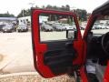 2009 Flame Red Jeep Wrangler Unlimited X 4x4  photo #8