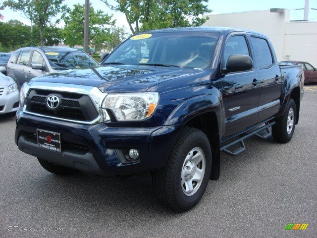 2012 Tacoma V6 SR5 Prerunner Double Cab - Nautical Blue Metallic / Graphite photo #6