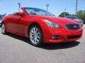 2011 Vibrant Red Infiniti G 37 Convertible  photo #1