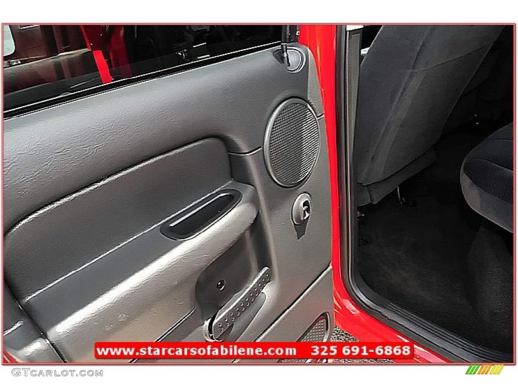 2005 Ram 3500 SLT Quad Cab Dually - Flame Red / Dark Slate Gray photo #13