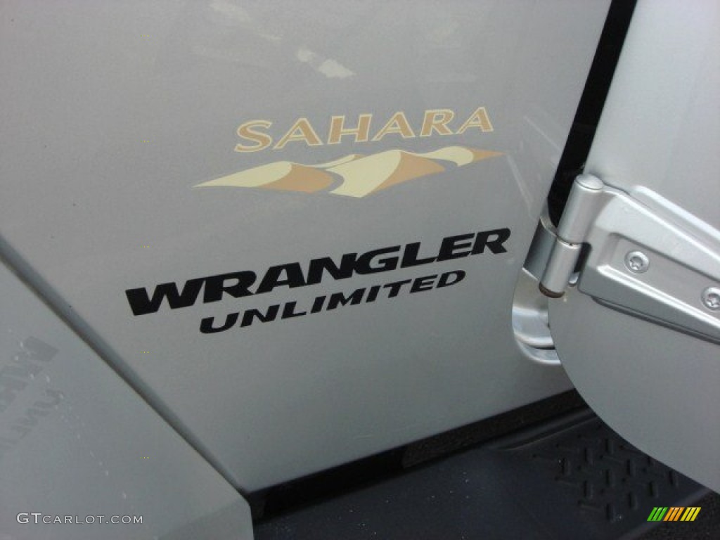 2008 Wrangler Unlimited Sahara - Bright Silver Metallic / Dark Slate Gray/Med Slate Gray photo #21