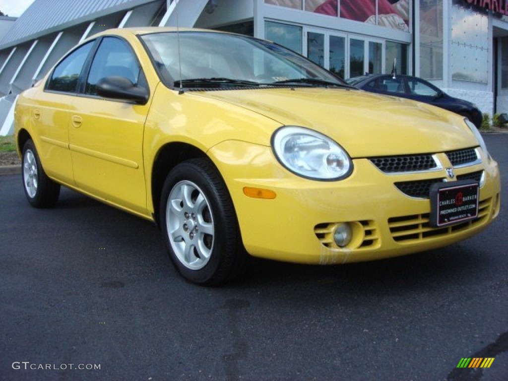 Solar Yellow Dodge Neon