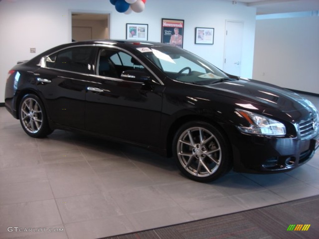 2010 Maxima 3.5 SV Sport - Crimson Black / Charcoal photo #2