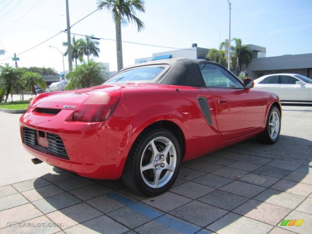 2000 MR2 Spyder Roadster - Absolutely Red / Black photo #5